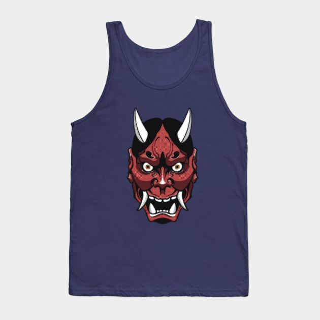 Hannya Tank Top by Ink.amaral